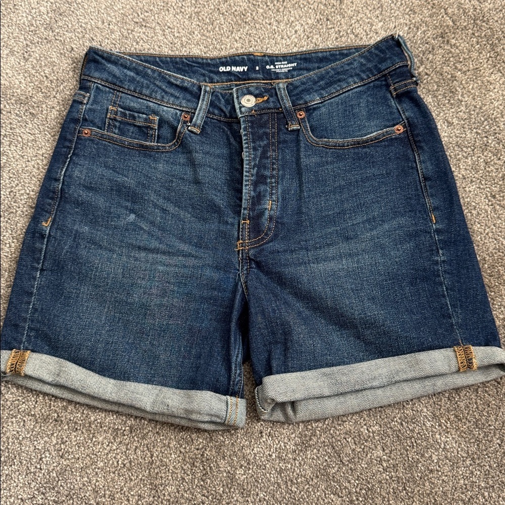 Old Navy Dark Blue Denim Shorts